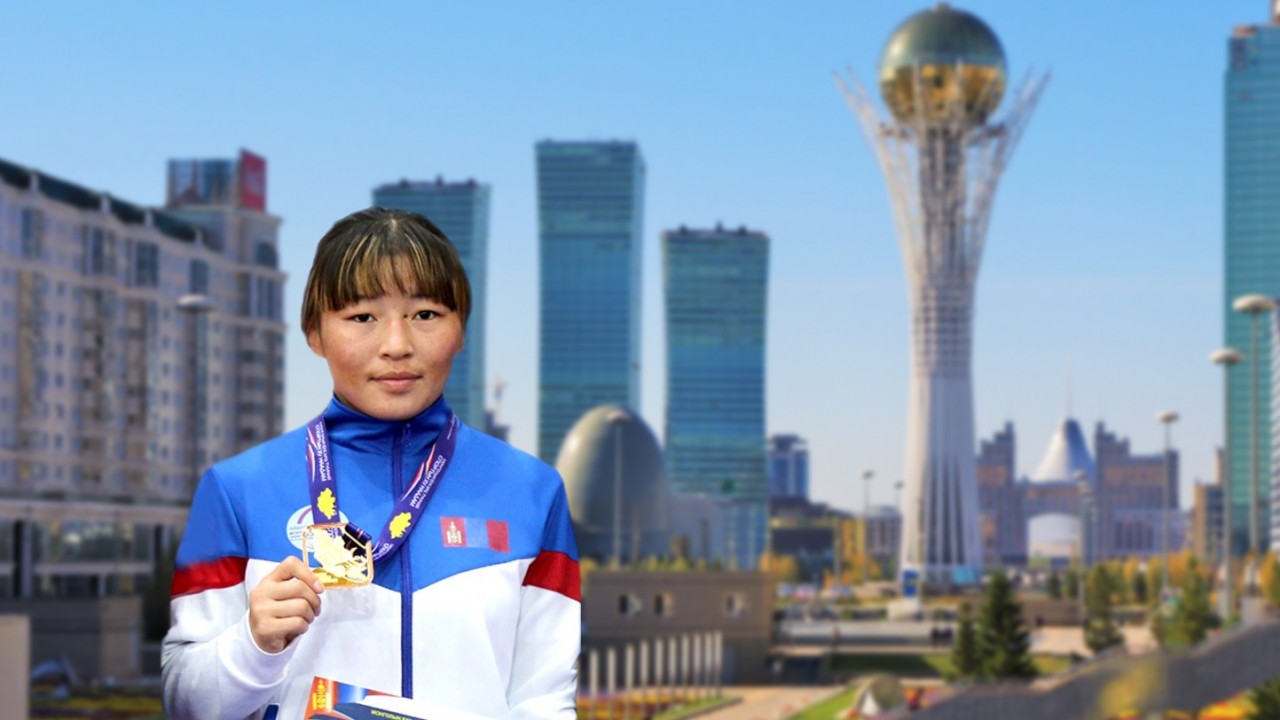 Үндэсний биеийн тамирын дээд сургуулийн 3б ангийн оюутан Чинболд овогтой Отгонтуяа “Астана-2023” азийн аварга шалгаруулах тэмцээнээс мөнгөн медаль хүртлээ